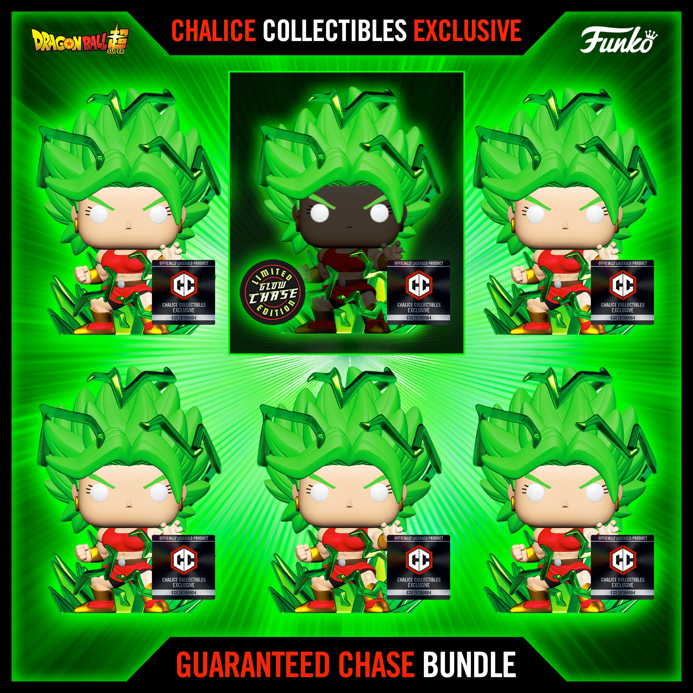 Funko Pop! Chalice Collectibles Exclusive: Dragon Ball Super - SUPER SAIYAN KALE #819 - Image 2