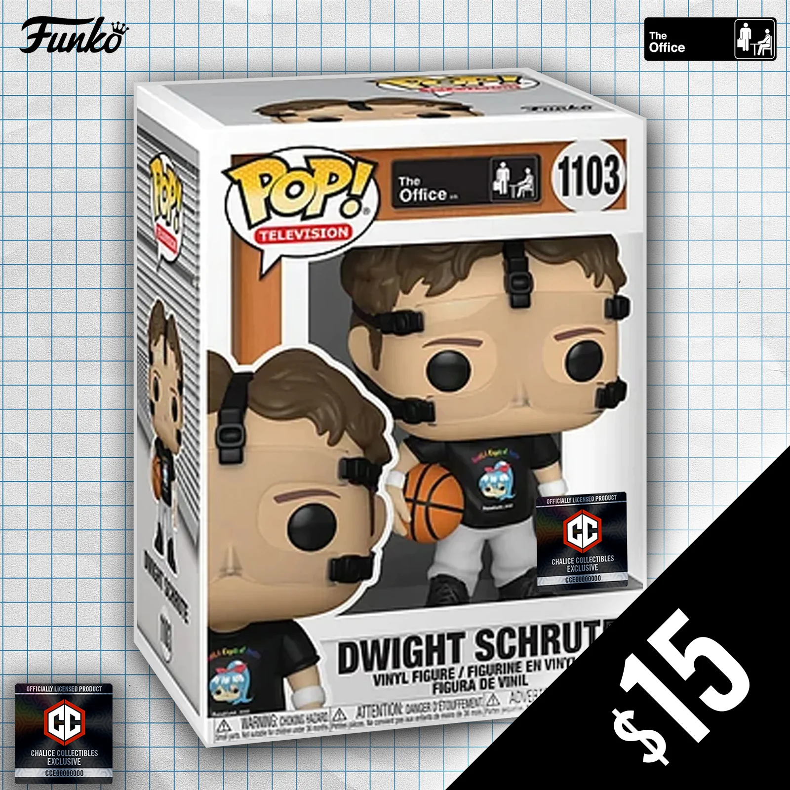 Funko Pop! Chalice Exclusive: The Office: Dwight Shrute #1103 (Non-Chase) - Image 2